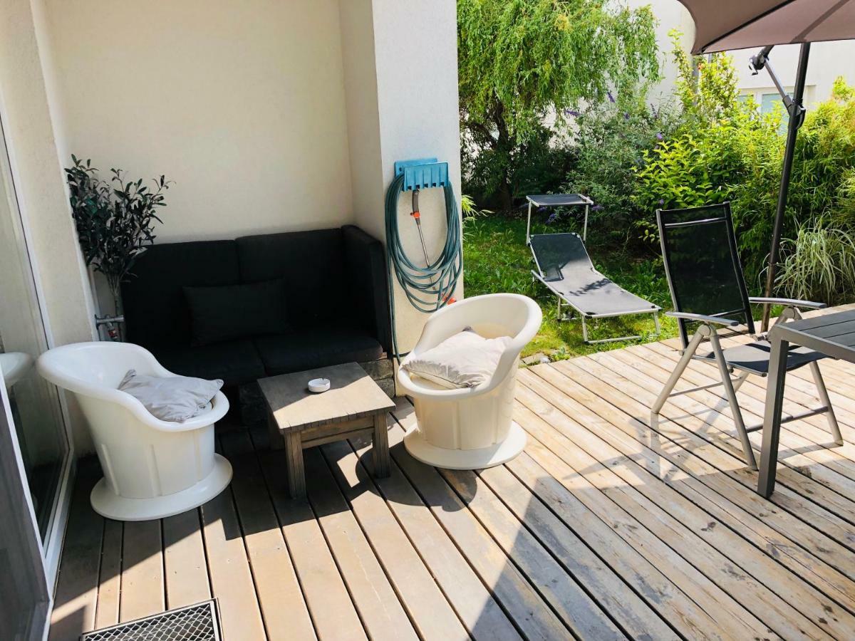 25H Garden Apartment Plus Private Beach ノイジードル・アム・ゼー エクステリア 写真